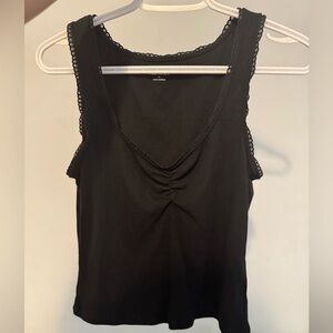 Black tank top